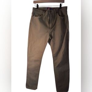 Best Made Mens Tan Denim Jean Pants Lightly Distressed Size 31/ 32 Workwear